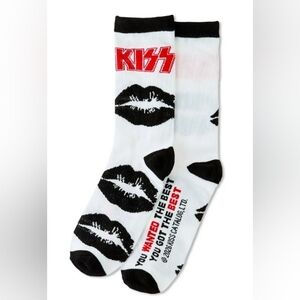 Culturfly Kiss Themed Graphic Unisex Adult Socks In Container Tin.